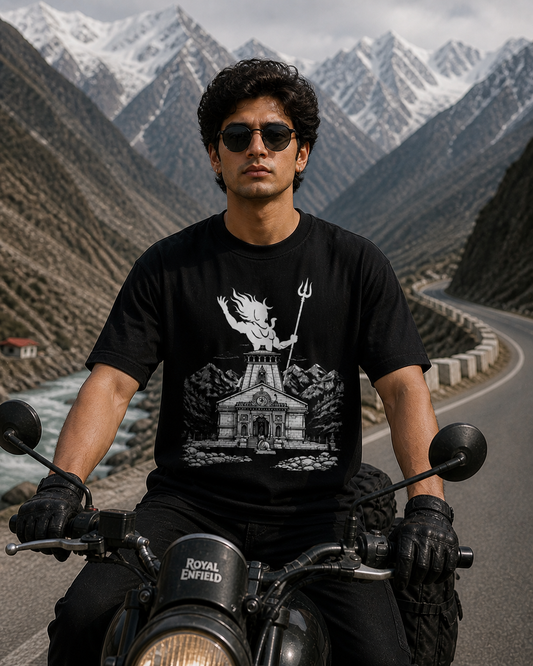 Kedarnath Journey – Shiva Oversized T-Shirt
