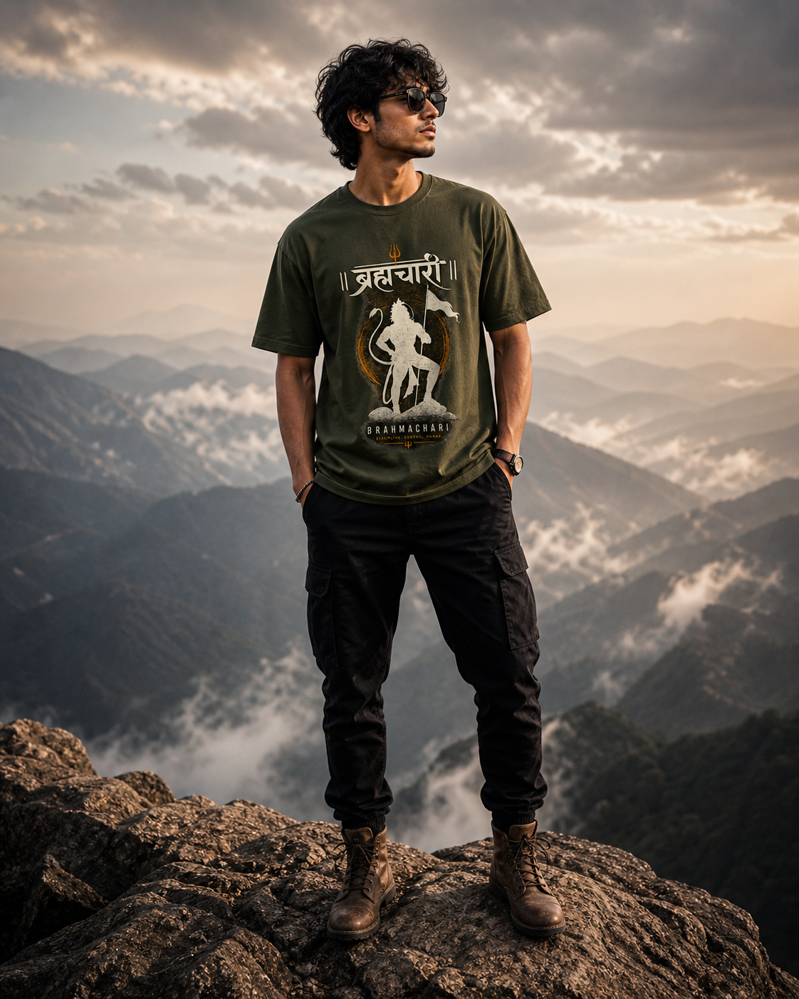Hanuman & Shri Ram Oversized T-Shirt