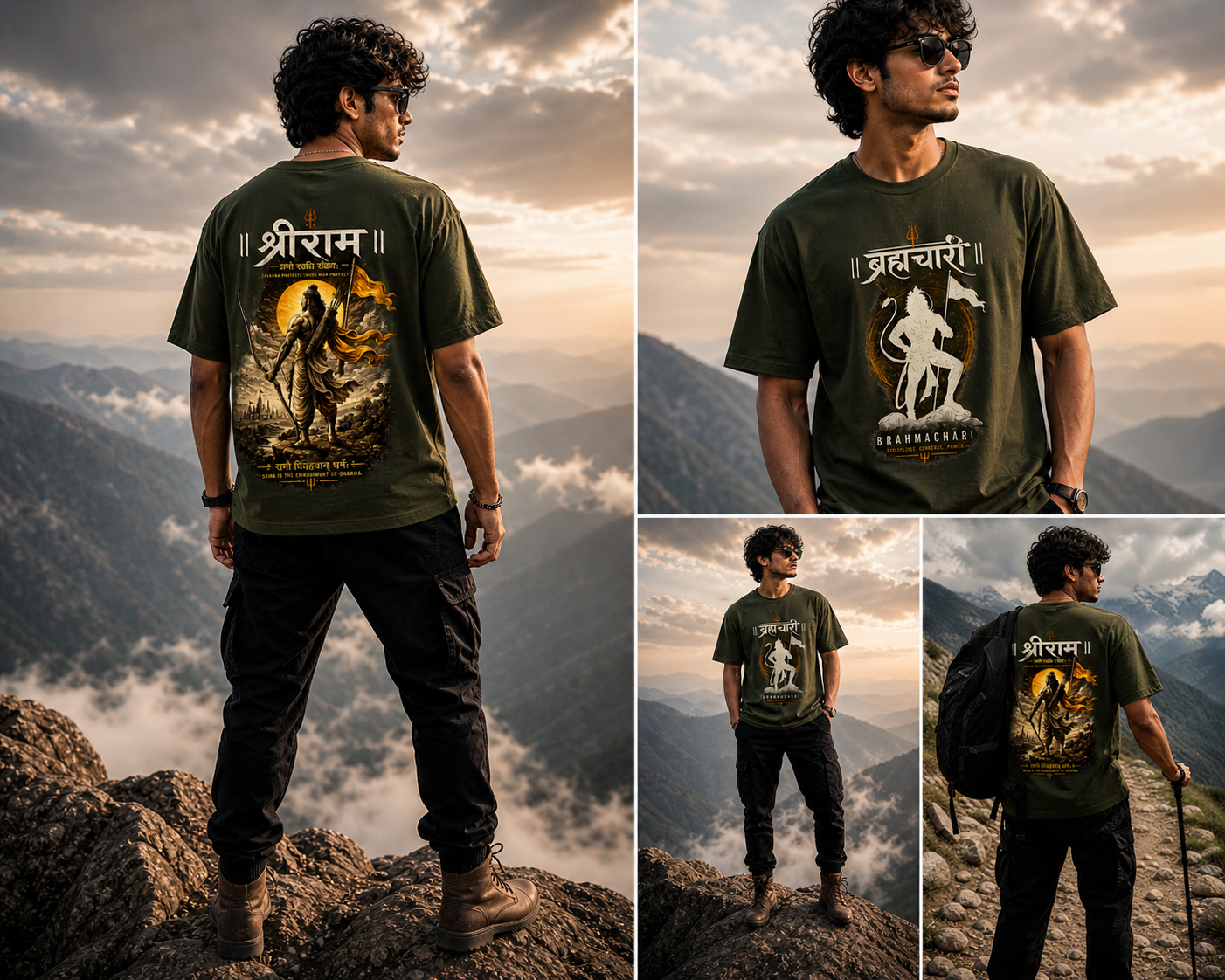 Hanuman & Shri Ram Oversized T-Shirt